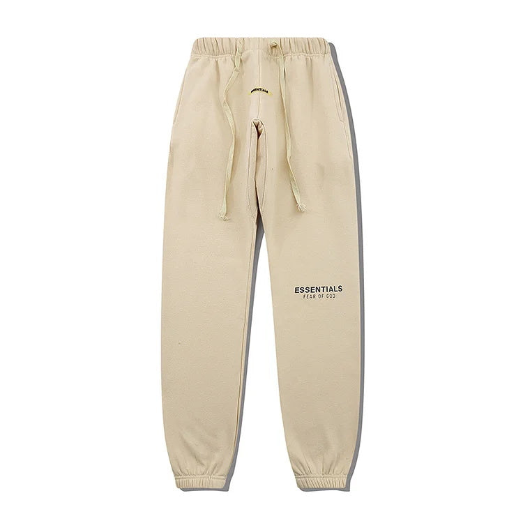 FW21 Reflective Font Hoodie / Pants / Set - Beige