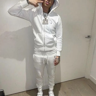 Polo Tracksuit Set – Vintage Streetwear 2-Piece Outfit